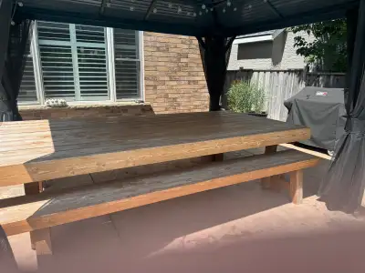 Outdoor Table and Benches, View more