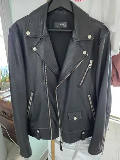 Men's Mackage Fenton Leather Biker Jacket (sz 36), View more
