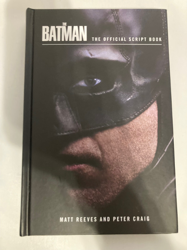 The Batman Script Book in Fiction in Oakville / Halton Region