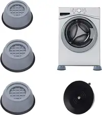 4 Pcs Washing Machine Foot Pads for Anti-Vibration