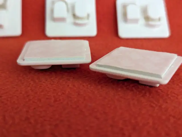 Adhesive plastic cable / cord holders62863736806530122