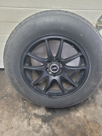 Summer Tires on Rims