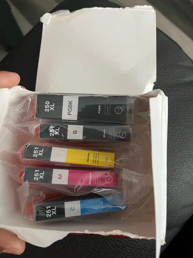 PGI-250XL CLI-251XL Printer Ink Cartridges for Canon 250 and 251 in Printers, Scanners & Fax in Kitchener / Waterloo - Image 6