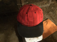 Bart Simpson’s lucky red hat… pinstriped Red Sox Boston