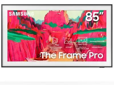 Samsung The Frame Pro 85" LS03FW 4K UHD HDR Neo QLED TV, View more