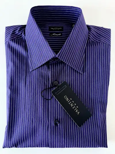 VALENTINO ROMA  Men's Designer Dress Shirt  size:16/41 ( L ) NEW, View more