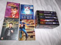 ELVIS DVD`s & VHS CASSETTES