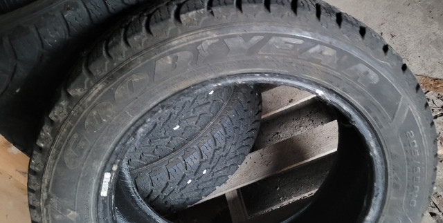 ***205/55r16 Goodyear Nordic Winter Tires Set of 4 – Used*** in Tires & Rims in Chatham-Kent - Image 4