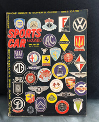 1963 SPORTS CAR Graphic magazine. Buyer’s guide, great find.