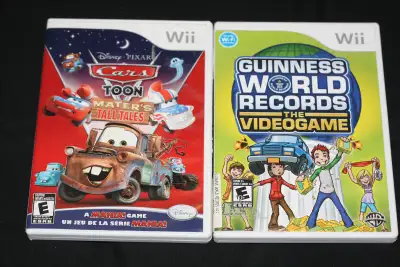 NINTENDO WII GAMES - THE SIMS 1) CARS TOON MATER'S TALL TALES COMPLETE WITH CASE MANUAL AND DISC- 5....