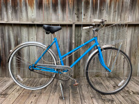 Bicycle - vintage women's 3 speed. Basket, fenders, chain guard