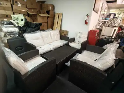 Warehouse on sale Outdoor patio furniture 5 PC Only $599, View more