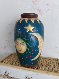 Vase lune, soleil et étoile