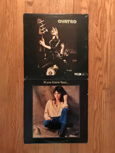 SUZI QUATRO - 2 CLASSIC ROCK RECORD ALBUMS, View more