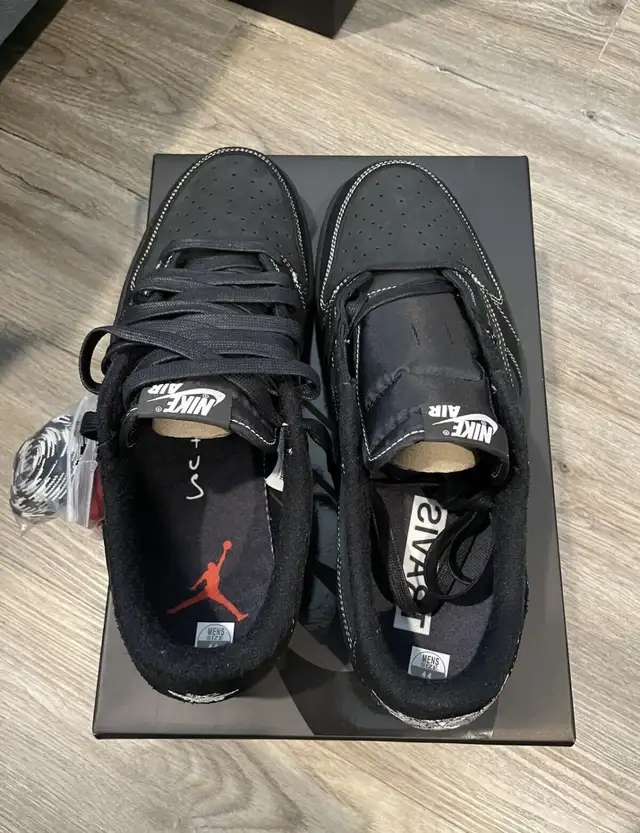 Jordan 1 Retro Low SP Travis Scott Black Phantom in Men's Shoes in Mississauga / Peel Region - Image 4