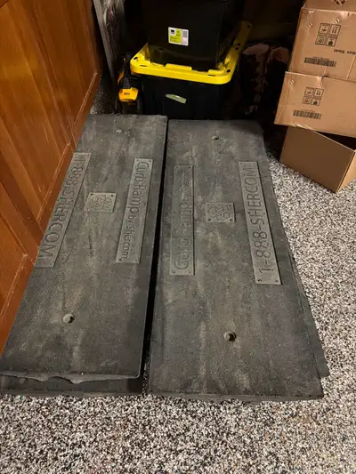 I have 2 sets (4 total) Shercom Curb Ramps. $280 value. $200 obo.