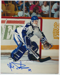 ORIGINAL FELIX POTVIN SIGNED TORONTO MAPLE LEAFS PHOTO 8" x 10"