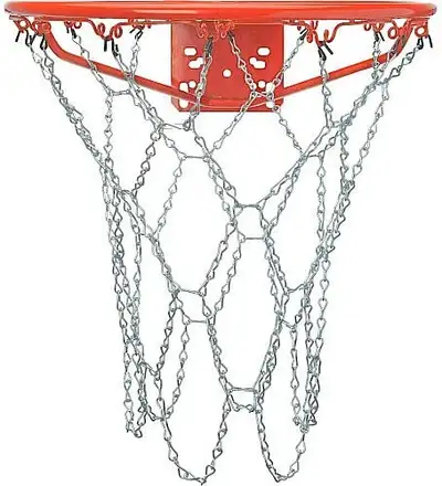 Basketball Net Chain Durable for outside nets that wont rip. $10, but price firm. Pls. Note; If the...