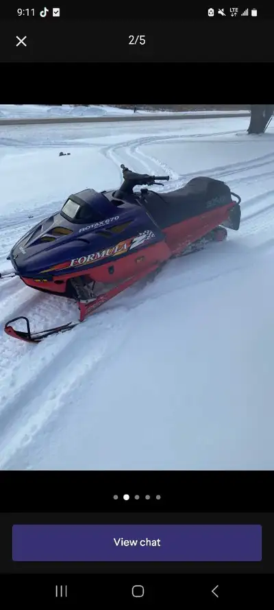 Asking 1000 for it 1997 formula 500 ran and drove great all winter js been sitting since or trade fo...