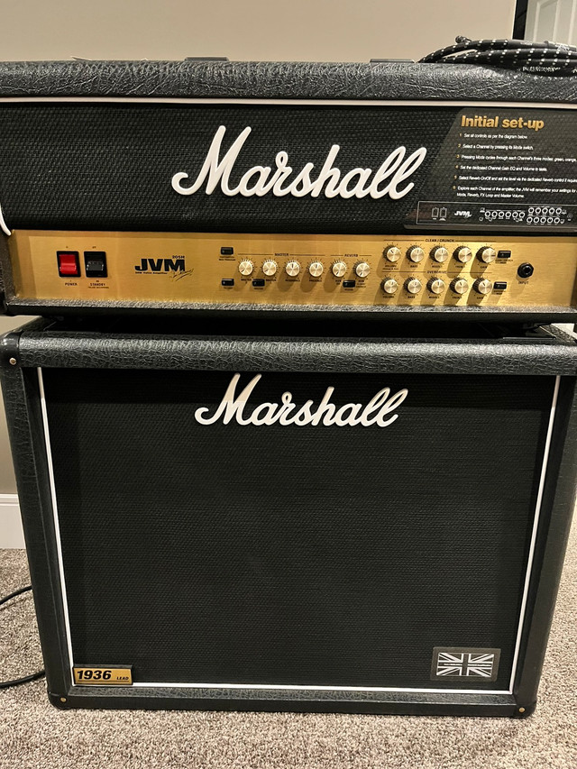 Marshall JVM 205H Amp / 1936 Lead Cabinet New in Amps & Pedals in Edmonton - Image 4