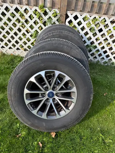 Tires have tons of life left, 275/65R18. Rims are in pretty good shape. 1600 OBO