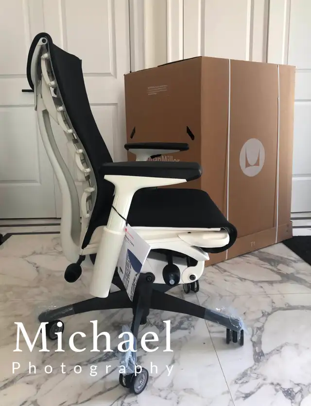 Herman Miller White Embody Chair, Brand new sealed in box in Chairs & Recliners in Markham / York Region - Image 3