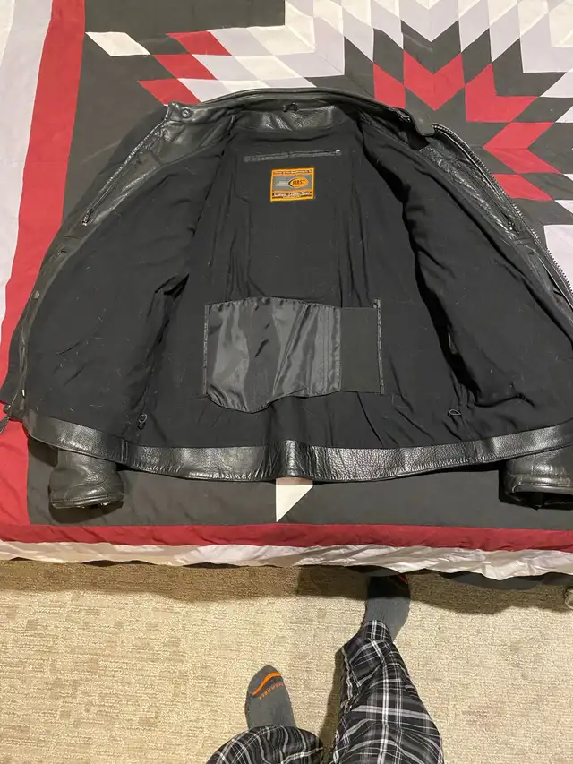 Leather Motorcycle Jacket  in Men's in Winnipeg - Image 3