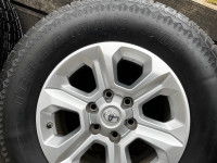 Toyota SUV 17 inch chrome wheels and tires