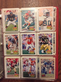 Lot of 162 1992 Upper Deck football cards