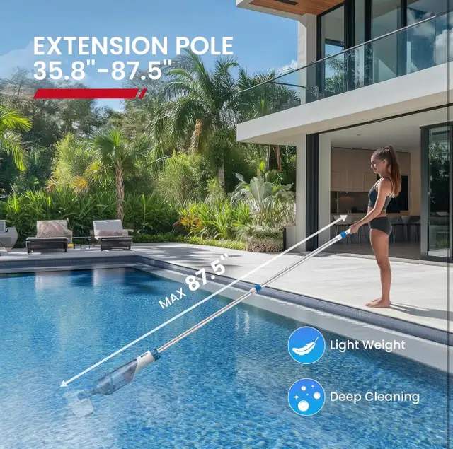 Enhulk PC15 Pool Vacuum for Above Ground & Inground Pools in Hot Tubs & Pools in Kitchener / Waterloo - Image 8