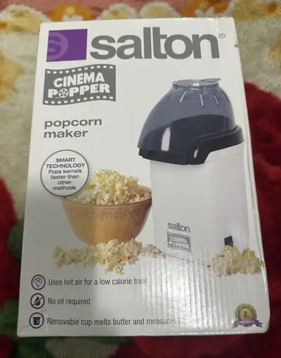 Brand New Salton Popcorn Maker (Model: CP1750), View more