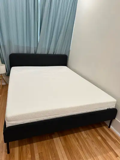 Lit IKEA SLATTUM + matelas AKREHAMN, View more