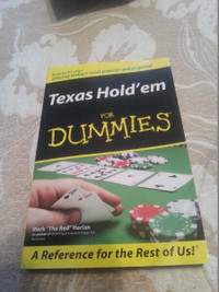 Book: Poker Texas Hold'em for Dummies - NEW, NEVER OPENED