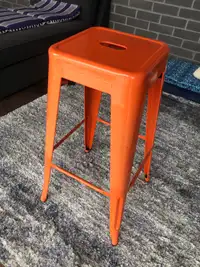  30” stackable metal stool