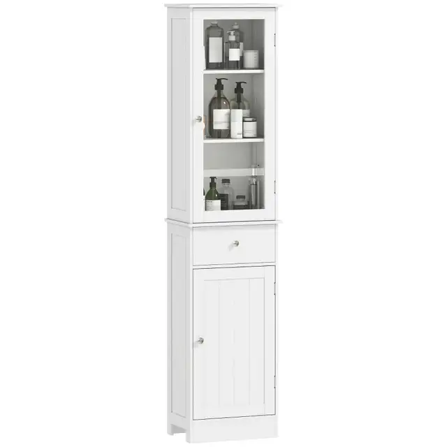 Tall Bathroom Cabinet. White Color in Bathwares in Markham / York Region - Image 3