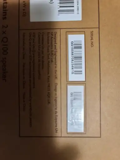 Two NEW Kef Q100B Series bookshelf speakerss. $400.00., View more