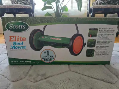 Scotts 16-Inch Elite Reel Mower / Lawn Mower / Lawnmower, View more