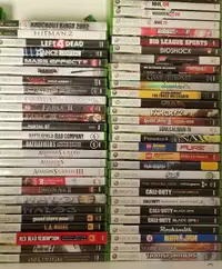Xbox 360 games. $5+. Shipping available.