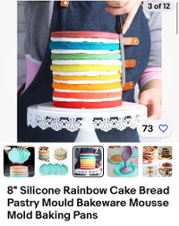 Rainbow Silicone Cake Pan One