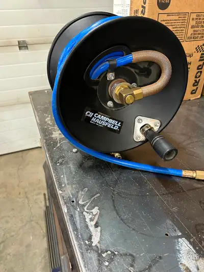 Air hose and reel for a Sale, View more