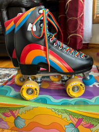 Moxi Skates Rainbow Rider Roller Skates (Size 5)