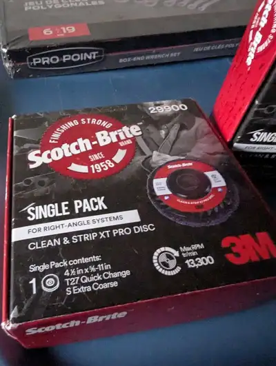 Scotch-Brite Clean & Strip Disc (TWO PACKS - NEW), View more