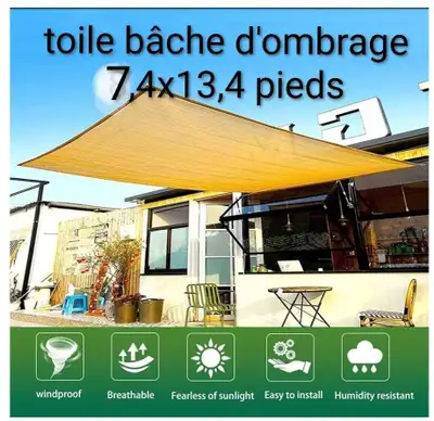 toile bâche d'ombrage, View more