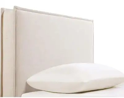 New-Upholstered Panel Headboard, Foam Padding, Twin Size 315985T, View more