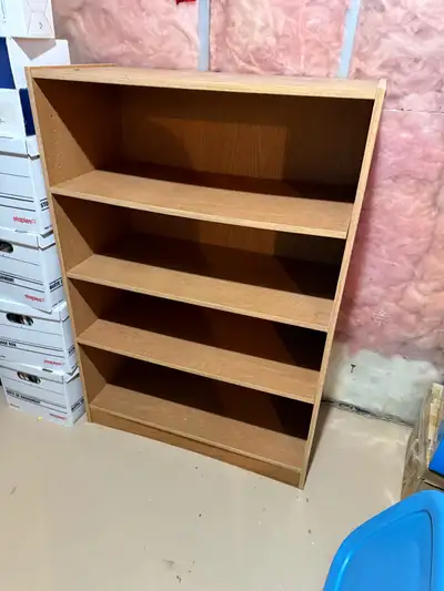 Free Book Shelf 4' tall X 3' wide 16" deep, View more