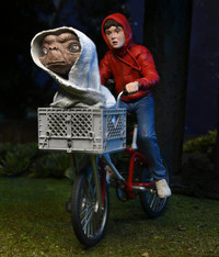 E.T. 40th Anniversary Elliott & E.T. On Bike 7" Action Figure