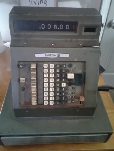 Cash register circa 1060s., View more