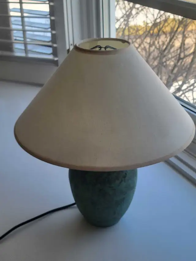 Vintage Ikea Green Verdigris Table Lamp.ikea. in Indoor Lighting & Fans in Hamilton - Image 6