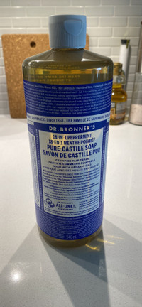 Dr. Bronner's 18 in 1 peppermint soap