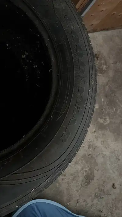 Almost new tires barely used selling as is 400$ obo